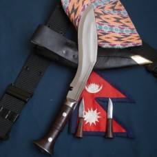 8" panawal Angkhola Horn/ wooden handle Kukri